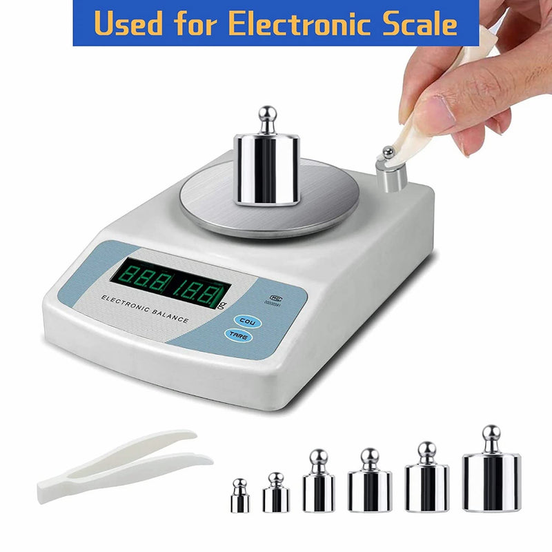 [Australia - AusPower] - GOTOTOP 17Pcs Calibration Weight Kit 211.1g 10mg-100g Grams Precision Scale Calibration Weight Set Test Jewelry Scale 