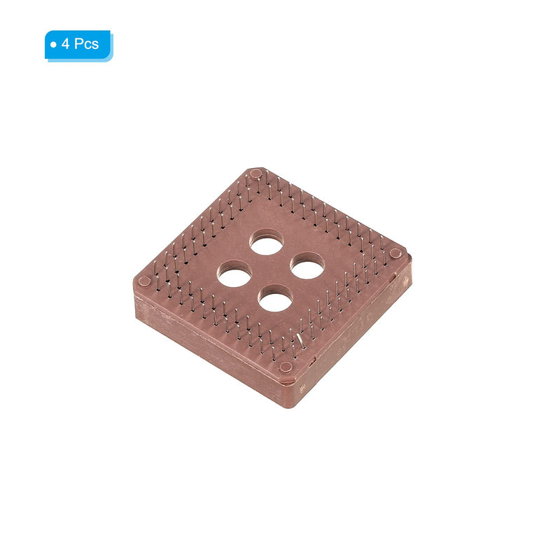 [Australia - AusPower] - PATIKIL PLCC84P IC Socket 84Pin 2.54mm Pitch DIP Through Hole Mounting for PCB Board Pack of 4 