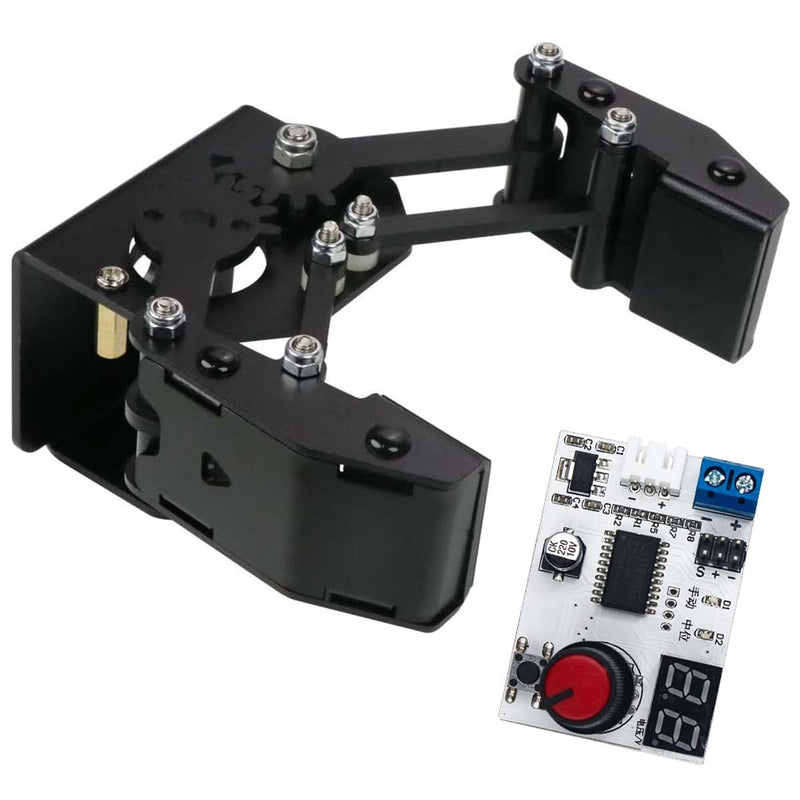 [Australia - AusPower] - Mechanical Claw Robot Gripper Grabber Pickup DIY, Building Accessory Replacement Parts, BigClaw With Digital Servo and Tester with servo & tester 