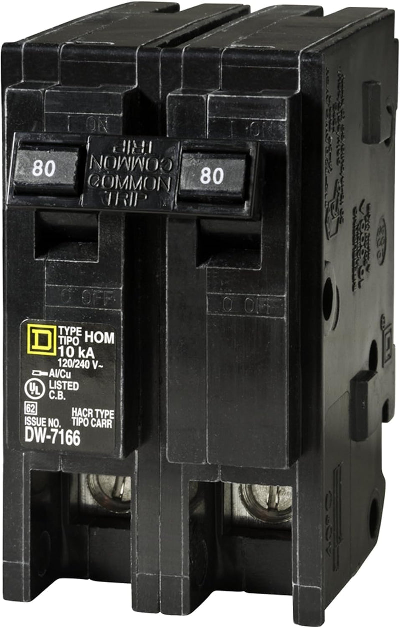 Square D by Schneider Electric Square D - HOM280CP Homeline 80-Amp Two-Pole Circuit Breaker