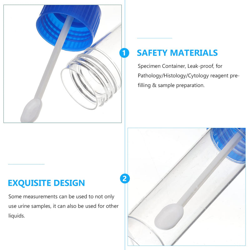 [Australia - AusPower] - iplusmile 10Pcs Specimen Cup Stool Urine Fecal Collection Containers with Screw On Lids, 25ml-30ml Capacity Specimen Cup Laboratory Use 