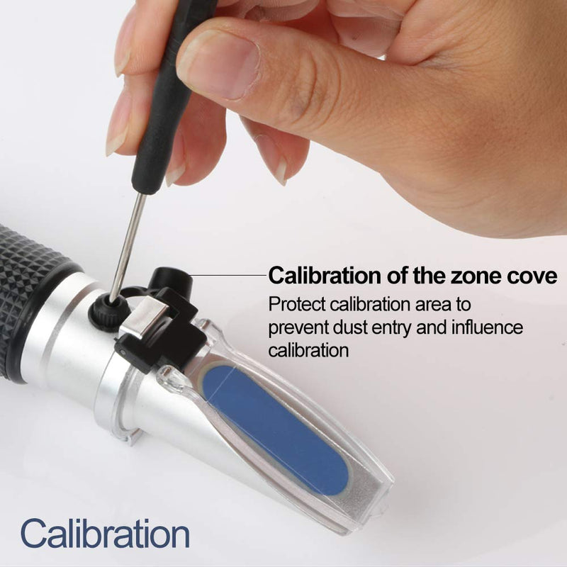 [Australia - AusPower] - Optical Hydrometer, LEERCHUANG Alcohol Refractometer (0-80% v/v) for Distilled Spirits, Alcohol Content Measurement Meter in Alcohol Liquor Products - Not Suitable for Beer or Wine Spirits Measurement 