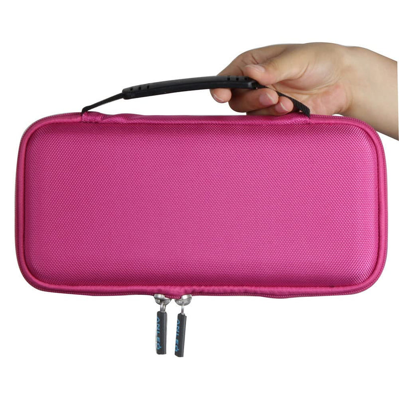 [Australia - AusPower] - Hard Travel Case for 3M Littmann Classic III Monitoring, Lightweight II S.E, MDF Acoustica Deluxe Stethoscope (Only Case) (Plum Red) Plum Red 