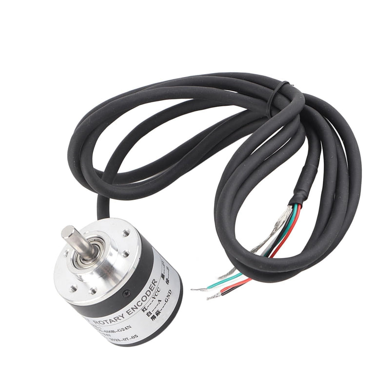 [Australia - AusPower] - Incremental Rotary Encoder, 600P R Magnetoelectric Incremental Quadrature Encoder 5V to 24V AB 2 Phases Shaft 6mm 