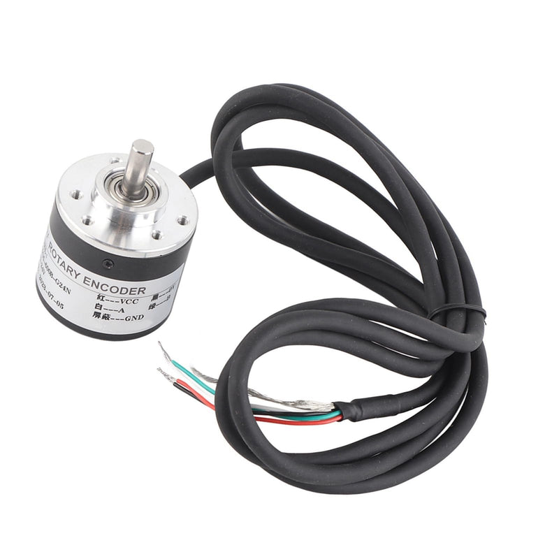 [Australia - AusPower] - Incremental Rotary Encoder, 600P R Magnetoelectric Incremental Quadrature Encoder 5V to 24V AB 2 Phases Shaft 6mm 