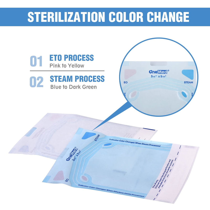 [Australia - AusPower] - 200 Pouches Dental Self-Sealing Sterilization Pouches 2.25x4 inch 200/Box 1 Box 