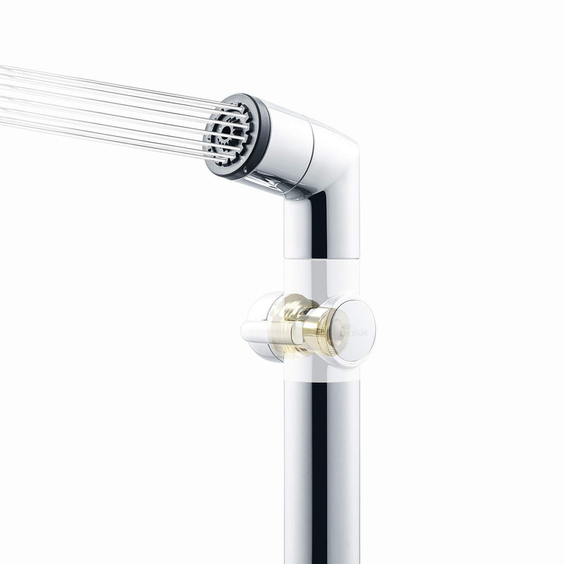 Bio Bidet A1 Handheld Bidet Sprayer for Toilet, Adjustable Water Pressure, Dual Spray, Stainless Steel Hose