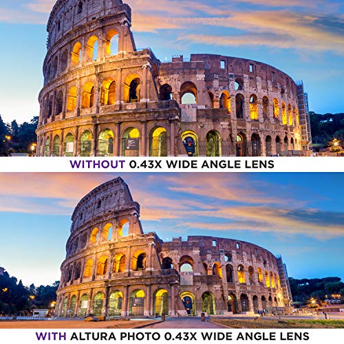 Altura Photo 55mm Wide Angle Lens with Macro for Nikon & Sony Cameras