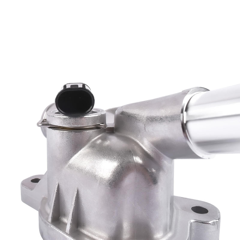 Coolant Flange with Sensor Water Pipe Compatible with Adam Corsa 25192985 | Compatible with Adam Corsa ED Astra J Meriva B 1338022