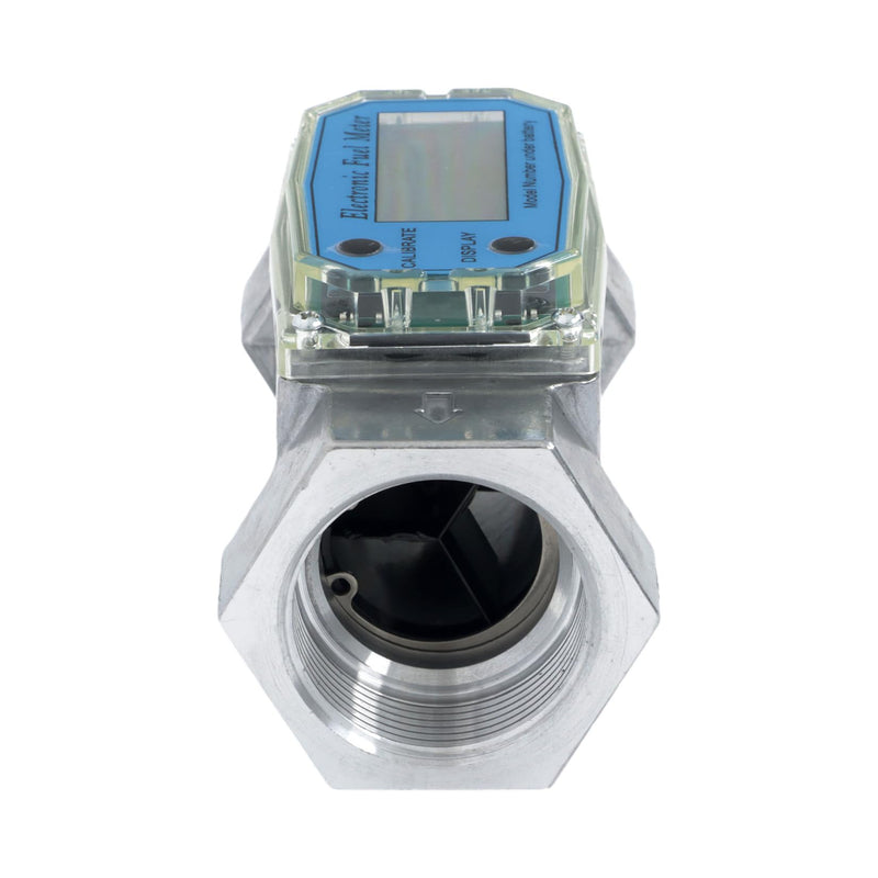 [Australia - AusPower] - findmall 1.5 Inch Turbine Flow Meter, 10.5-74Gpm Blue Fit for Diesel, Gasoline, Kerosene, Methanol, Water 
