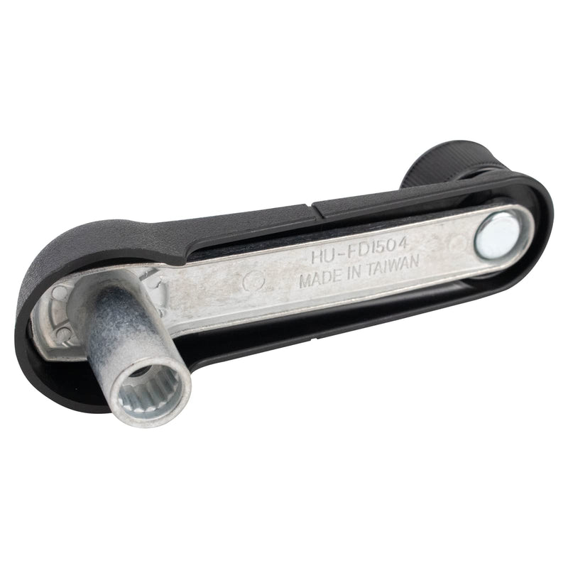[Australia - AusPower] - TRQ Front Rear Window Crank Handle Black Metal Upgrade LH RH Pair for Ford Truck 