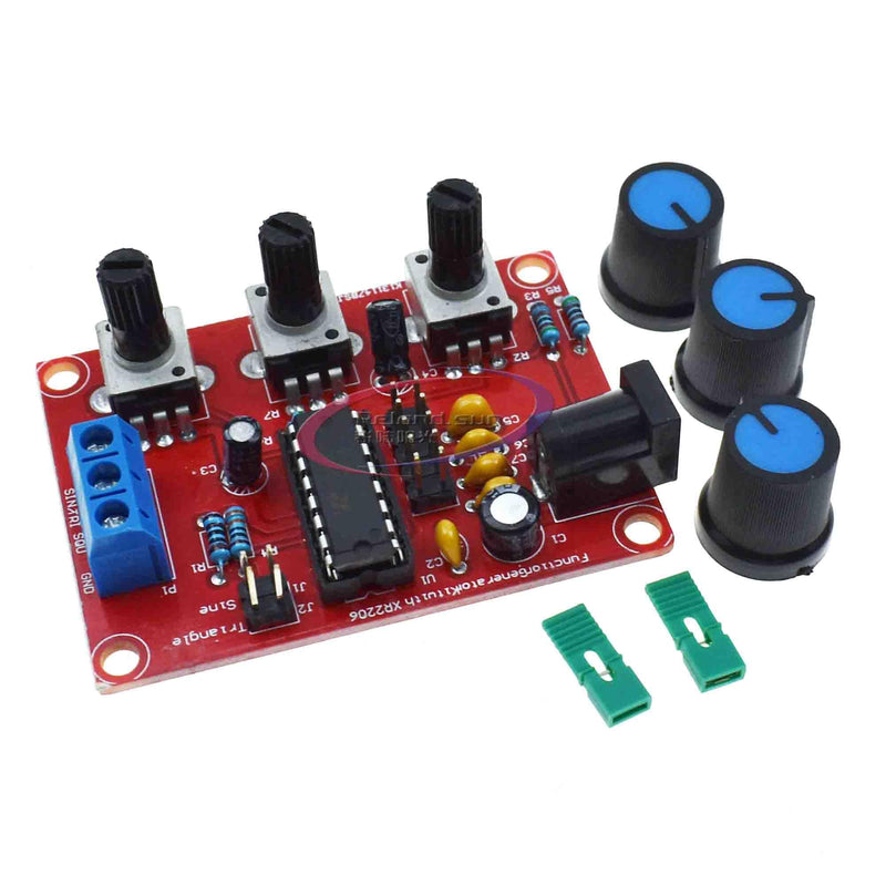 [Australia - AusPower] - 4PCS XR2206 Function Module DIY Kit Sine Triangle Square Output 1Hz-1MHz 9-12V DC Input 