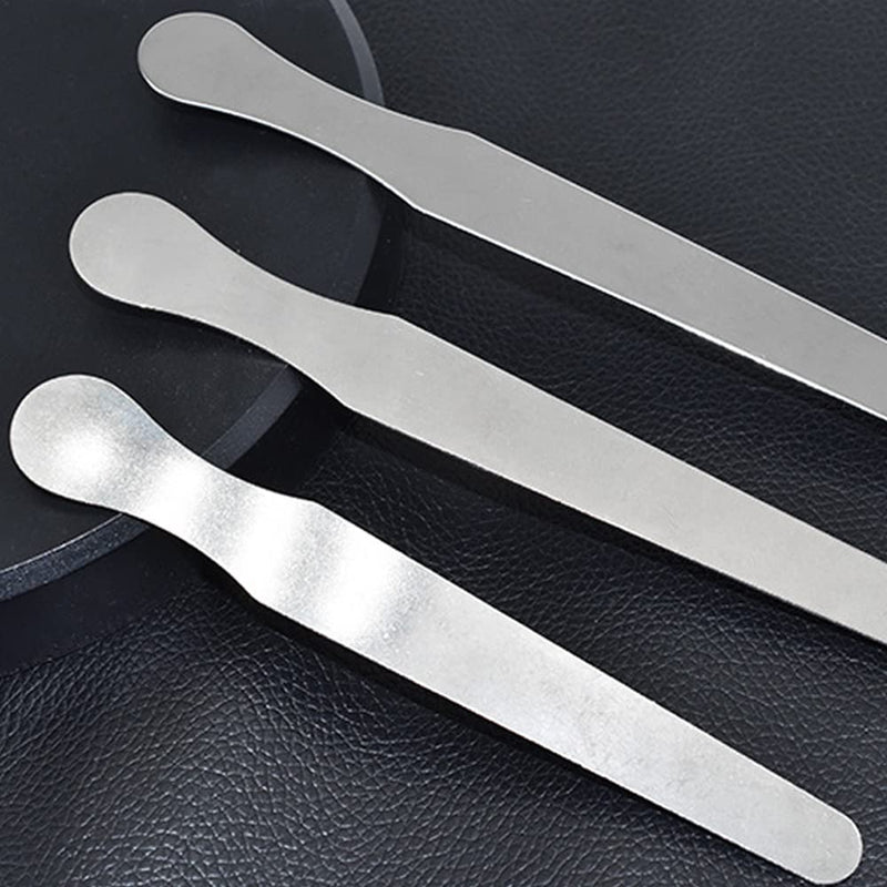 3 Pieces Stainless Steel Tongue Depressors for Arts Crafts Beauty Salon Dental Examination (14cm+16cm+18cm)