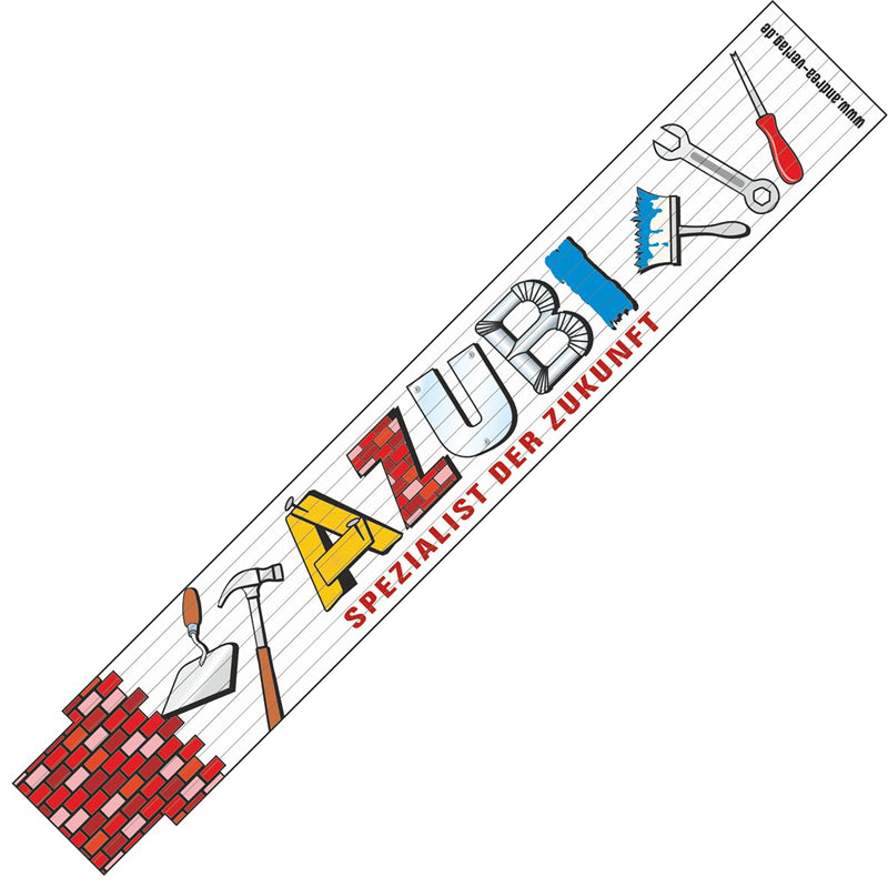 [Australia - AusPower] - 2 Metre Ruler with Inscription | Saying - Azubi, Specialist of the Future - 2 m Folding Rule Gift for Men Craftsmen DIY Birthday Wood Trainee, Specialist of the Future 