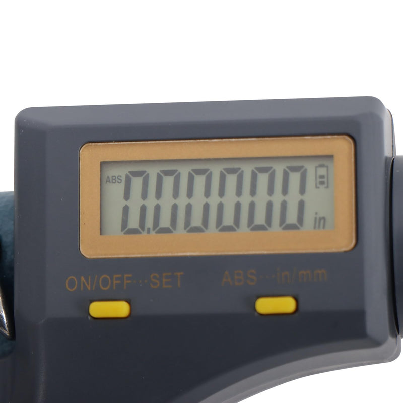 [Australia - AusPower] - findmall Digital Micrometer 0-1/25mm 0.00005 Accuracy Machinist Tool with LCD Display Inch/Metric Thickness Gauge for Metalworking and Engineering 