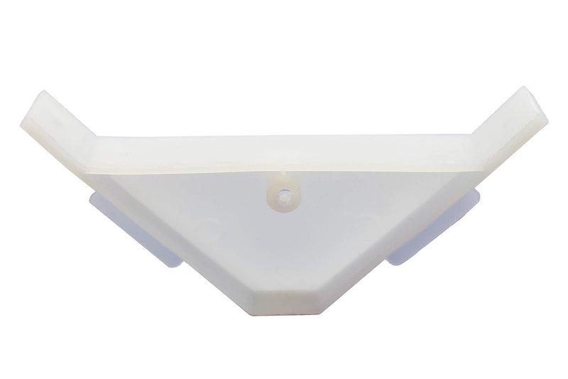 [Australia - AusPower] - Berta (20 Pieces) 90 Degree Cabinet Triangle Bracket, Plastic White Corner Support Braces 20 