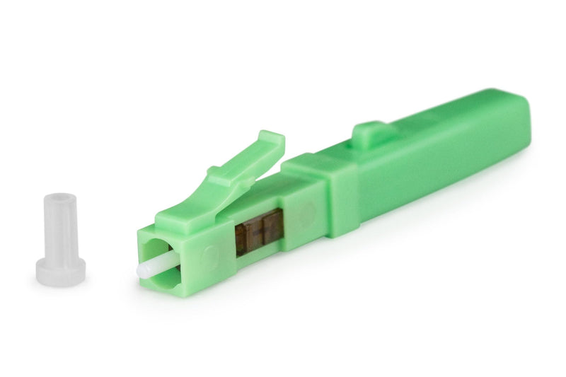 DIGITUS Fiber Optic Fast Connector SM LC/APC 10 piece pack Fiber Optic
