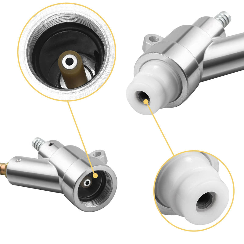 [Australia - AusPower] - Bohaner Sand Blasting Gun, Air Sandblasting Gun Tool with a 8mm Boron Carbide Sandblasting Nozzle, Sandblasting Nozzles for Grinding Machine Cabinet Parts 