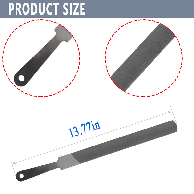 [Australia - AusPower] - 10" Handy File for Plastic Laminate Edge Finishing,Axe Sharpener Metal File Flat Mill File(1 Pcs) 