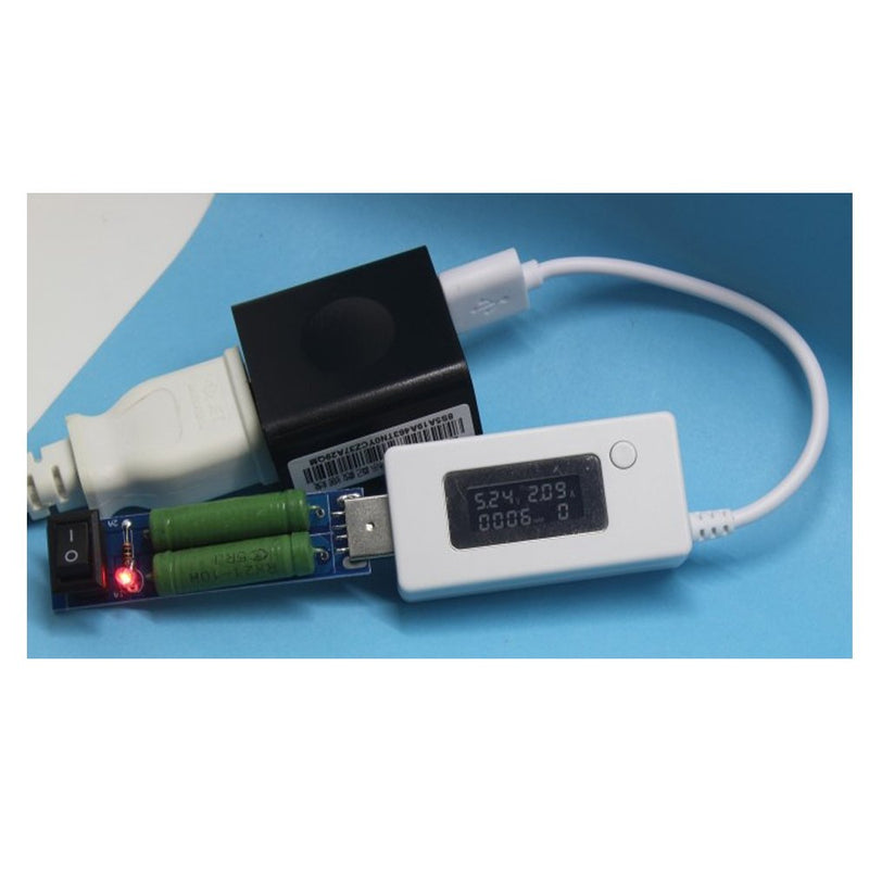[Australia - AusPower] - Vanki USB Voltage/Amps Power Meter Tester Multimeter, Test speed of chargers, cables, capacity of power banks Black 1pcs 