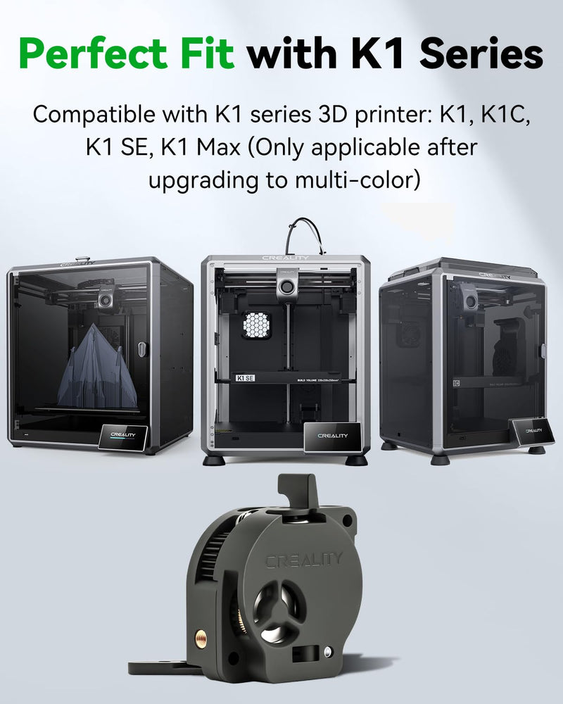 Creality Official Extruder Kit for K1 Series CFS Upgrade Accessory Kit, Built-in Filament Break Sensor and Cutter, Dual Gears for Smooth Feeding, Force Up to 80N