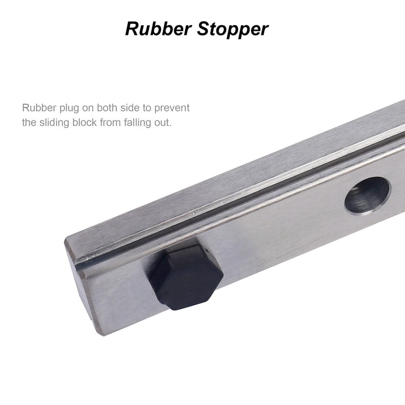 ENOMAKER Ender 3 Upgrade Linear Rail Guide Kit X Axis with Direct Drive Extruder Bracket, MGN12C Bearing Stainless Steel Guideway Slider Improve Speed for Creality Ender 3 Pro V2(300mm C-Type) Ender 3/Pro/V2 Rail Guide(X Axis)