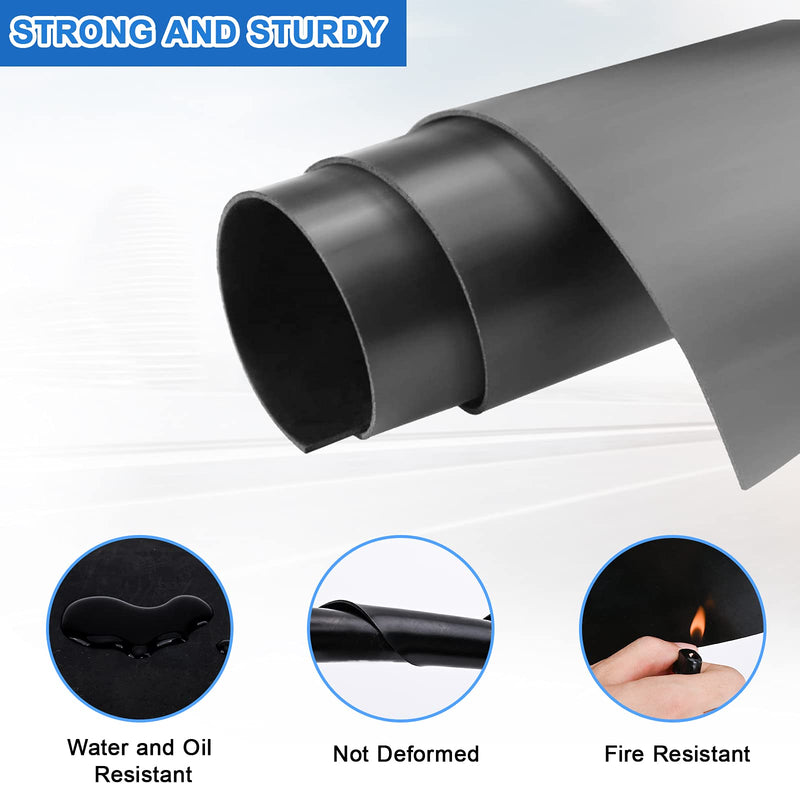 Neoprene Rubber Sheet - 1/8 Inch Thick x 1 Inch Wide x 10 Feet Long Neoprene Rubber Strips Rolls for DIY Gaskets, Pads, Seals, Crafts, Flooring, Cushioning of Anti-Vibration, Anti-Slip W:1In x T: 1/8In x L: 10Ft No Adhesive