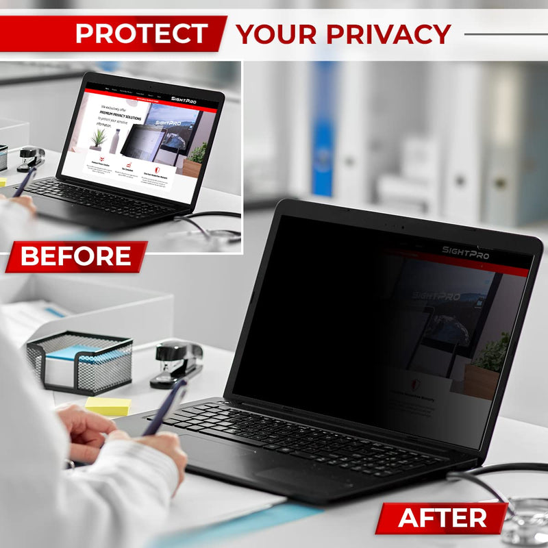 [Australia - AusPower] - 14 Inch 16:9 Laptop Privacy Screen Filter - Computer Monitor Privacy Shield and Anti-Glare Protector 14 Inch (Diagonal) - 16:9 Aspect Ratio 