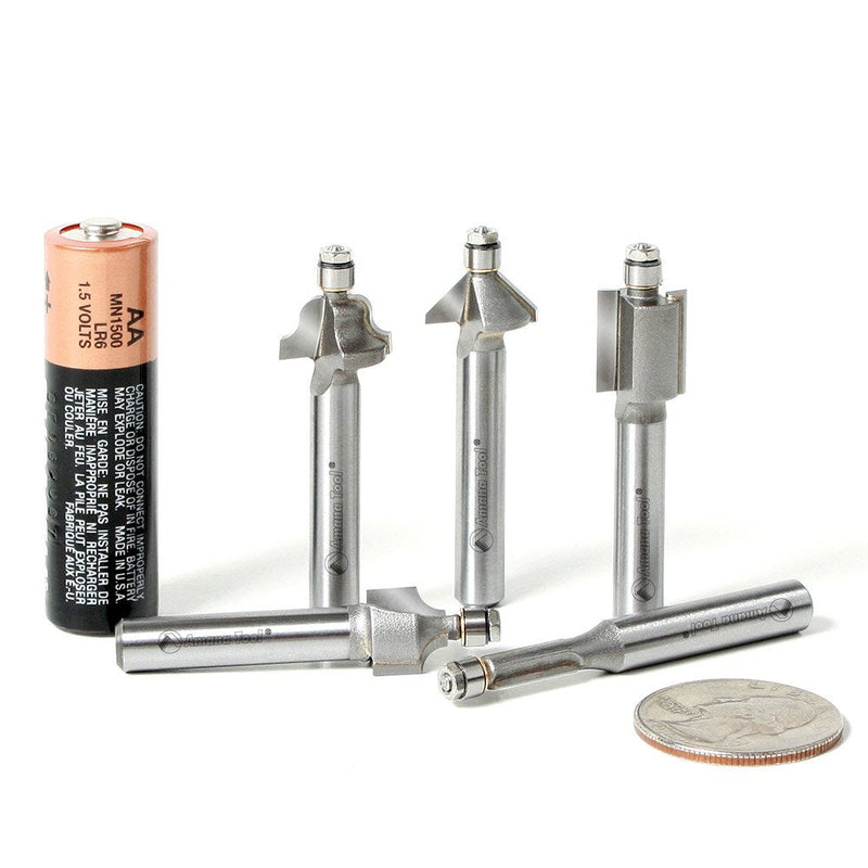 Amana Tool - MR0108 Carbide Tipped Miniature Chamfer 45° x 9/16 Dia x 1/4