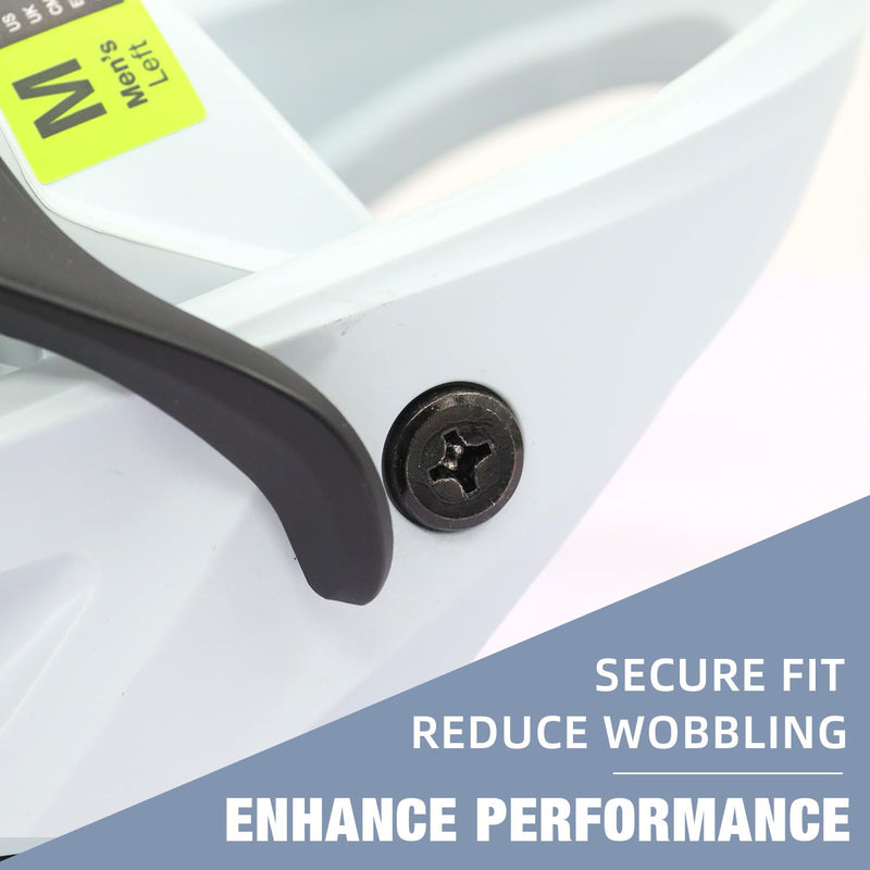 [Australia - AusPower] - Snowboard Binding Backplate Screws Replacement Set Compatible with S-TEPONE High-Performance Fastener Screws- Includes Ergonomic Handle Screwdriver 