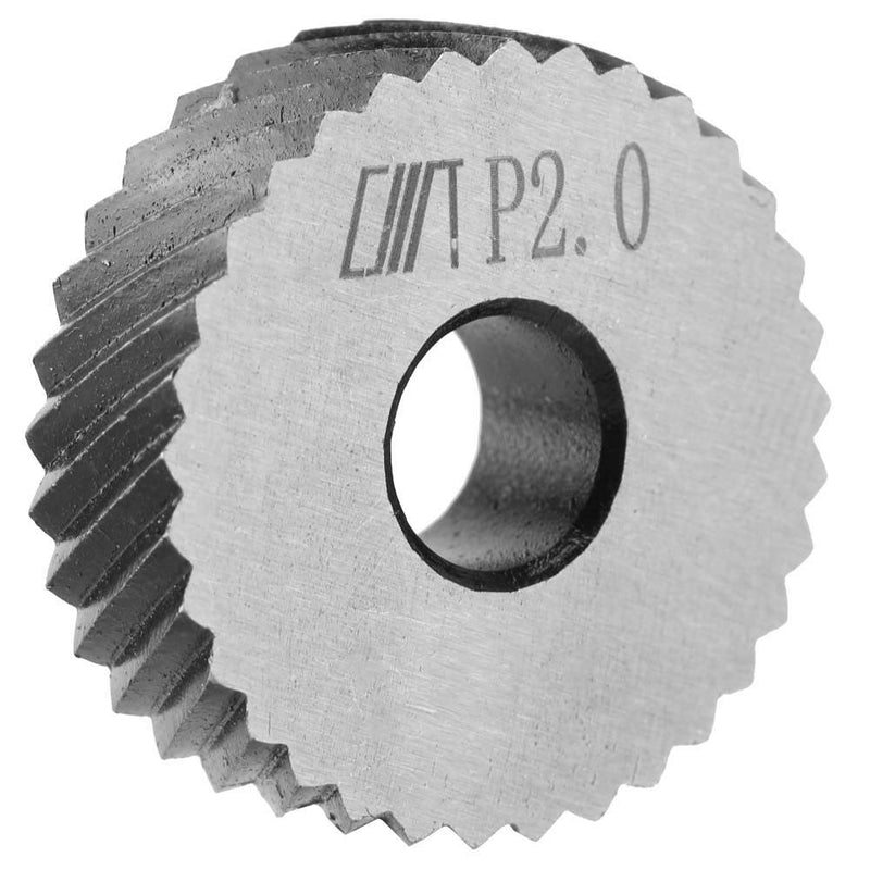 7 Piece Steel Knurling Tool 0.5/1/2mm Diagonal Wheel Linear Knurling Tool with Knurling Wheel for Precise Thread and High Durability