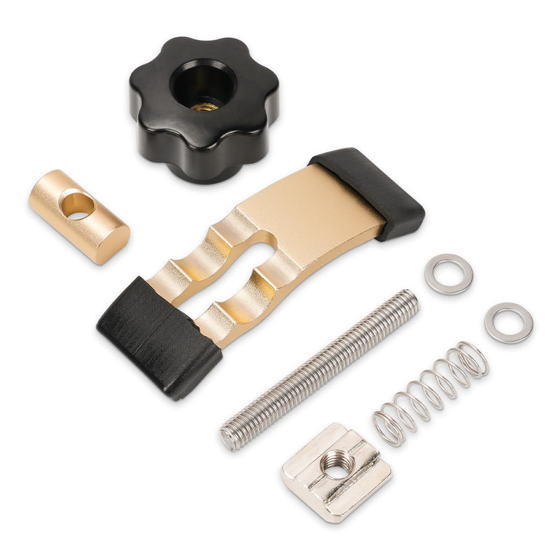 [Australia - AusPower] - LUNYEE 4PCS Mini Hold Down Clamp Kit, CNC Router Clamp for Woodworking and Metalworking, Compatible with 3018 CNC Router Machine, 3018 Pro Max/ 3018-Pro Ultra, 2.5’’Lx 0.8’’Wx 2.4’’H 