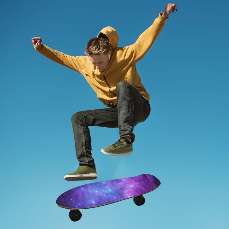 Skateboard Grip Tape Longboards Griptape Universe Galaxy Nebula Space Sandpaper for Rollerboard pattern 1