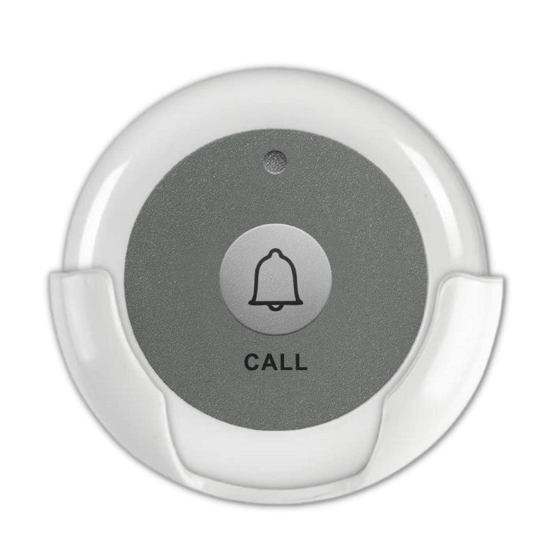 [Australia - AusPower] - Wireless Call Buttons for Wireless Call System Nurse Call System for Customer Elderly Seniors Residents in Clinic, Care Facilities, Restaurant 5 PCS White 