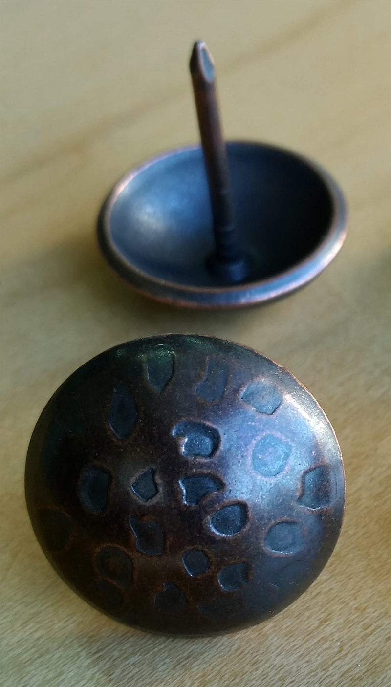 Clavos, 1" Round, Aged-pitted Look, Oil Rubbed Bronze Finish (25) 1 Inch (Pack of 25)