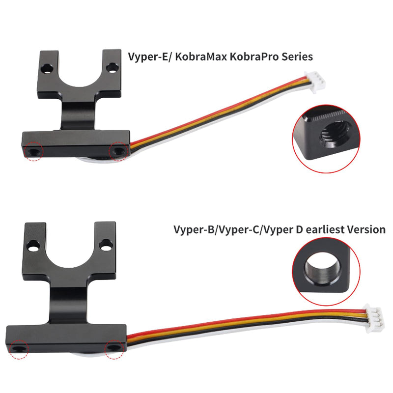 [Australia - AusPower] - BCZAMD Hotend Mounting Block Kit for Anycubi Vyperr Series (B C D), Strain Gauge Sensor Spare Parts The Hole Has No Thread for Automatic Leveling 3D Printer Parts Accessories 
