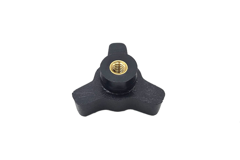 [Australia - AusPower] - Taytools 770405 Lot 10 Each 1/4-20 Female Thread Tri-Star Knobs 1-1/2 inch Wide by 3/4 inch High with Solid Brass Through Inserts 