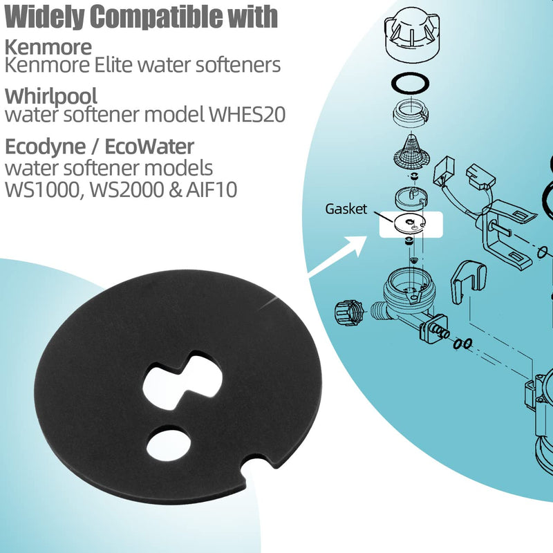 [Australia - AusPower] - Water Softener Venturi Gasket Compatible with Kenmore, Whirlpool, Morton, GE Water Softener, 7204362 Water Softener Replacement Parts?3 Pack) 