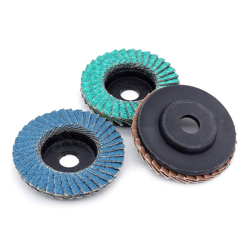 [Australia - AusPower] - Yuhtech 21 pieces 50 mm 2 inch serrated discs, 80 grit sanding discs, grinding discs, grinding discs 