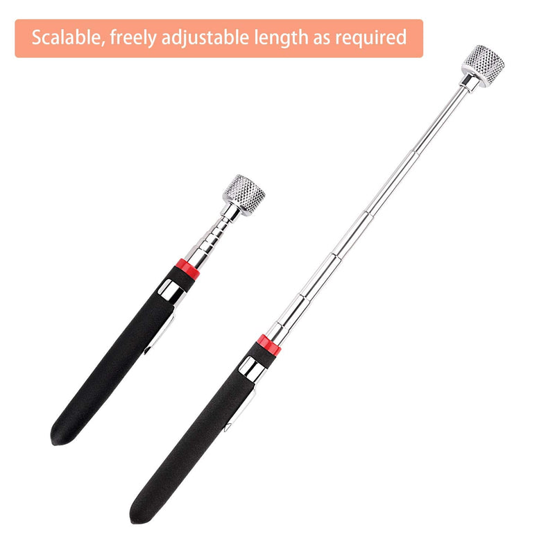 [Australia - AusPower] - Magnetic Pick Up Tool 4 Pack, Telescopic Magnet Stick (1.5LB 3LB 10LB 15LB) Birthday for Men, Dad, Husband, Christmas for Men Him Stocking Stuffers, Boyfriend Husband Dad Present 