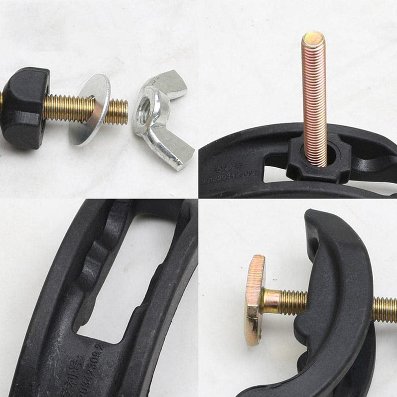 [Australia - AusPower] - Press Plate Clamp 85mm Arc Plate Sets CNC Engraving Machine Parts Pressure Plate Clamp Fixing for T Slot Worktable 5pcs 