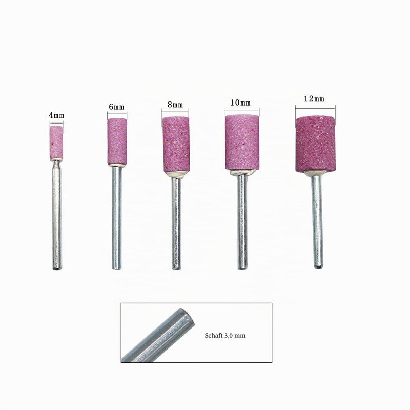 Sharpening Stone Bits Grinding Wheels Dremel Accessories Wood Carving Engraving Set 3mm Mandrel 20pcs Rose