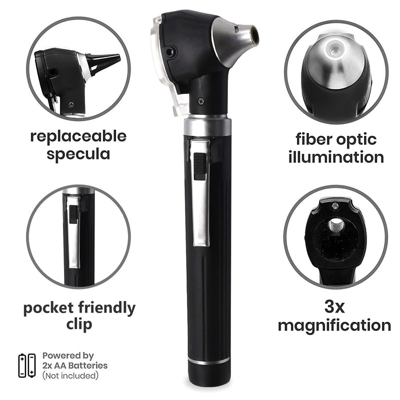 [Australia - AusPower] - OdontoMed2011 - Otoscope 'Mini for Educational and Personal Use - Ideal for Medical and Nurse Students, Paramedics, EMT and Personal Use… (Orange) Orange 