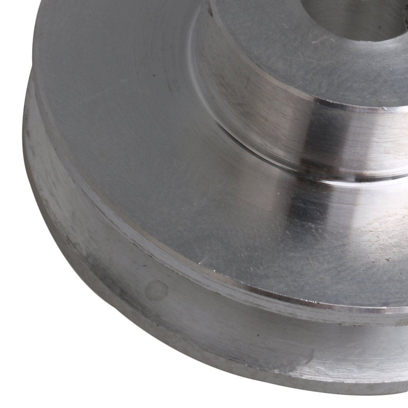 [Australia - AusPower] - CNBTR 8mm Fixed Bore Single Groove Pulley Wheel Silver Aluminum Alloy 41x16x8mm for Motor Shaft 3-5mm PU Round Belts 41*8mm 