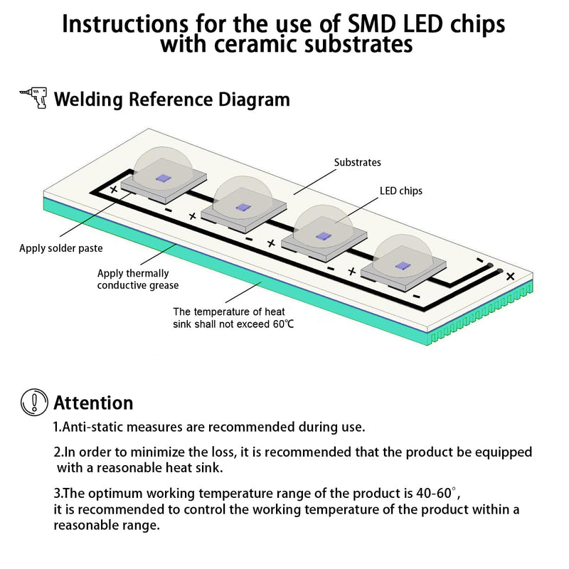 10Pcs 3W LED Chip,705nm Infrared 3535 SMD Light Emitter Diode Components for CCTV,Night Vision,DIY Lighting (700mA,1.8-2.2V,120deg,42mil chip) Ir 700-705nm