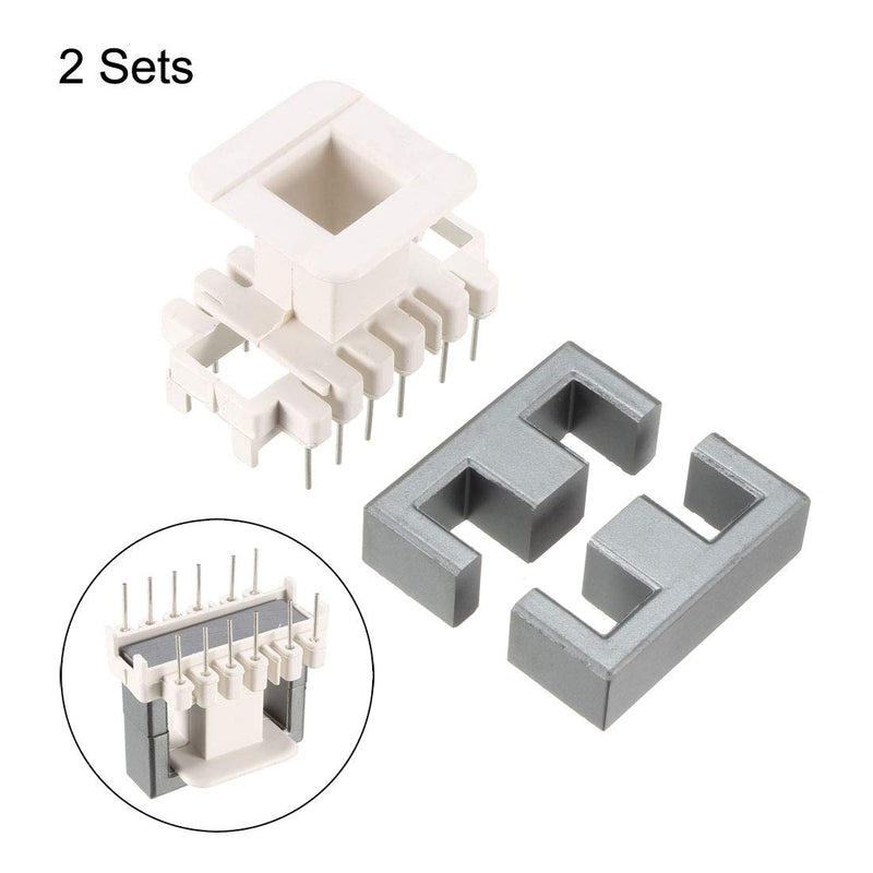 [Australia - AusPower] - sourcing map Transformer Coils Ferrite Core Vertical Ferrite Halves and Coil Set of 2 Sets EE35 