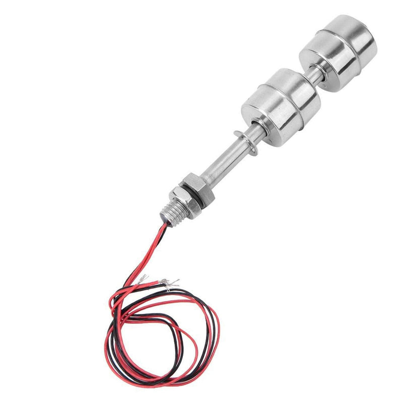 [Australia - AusPower] - Stainless Steel Double Ball Tank Level Float Switch,DC 0~110V Water Level Sensor Switch,Water Level Controller Sensor Switch for Tank Pool (100mm) 