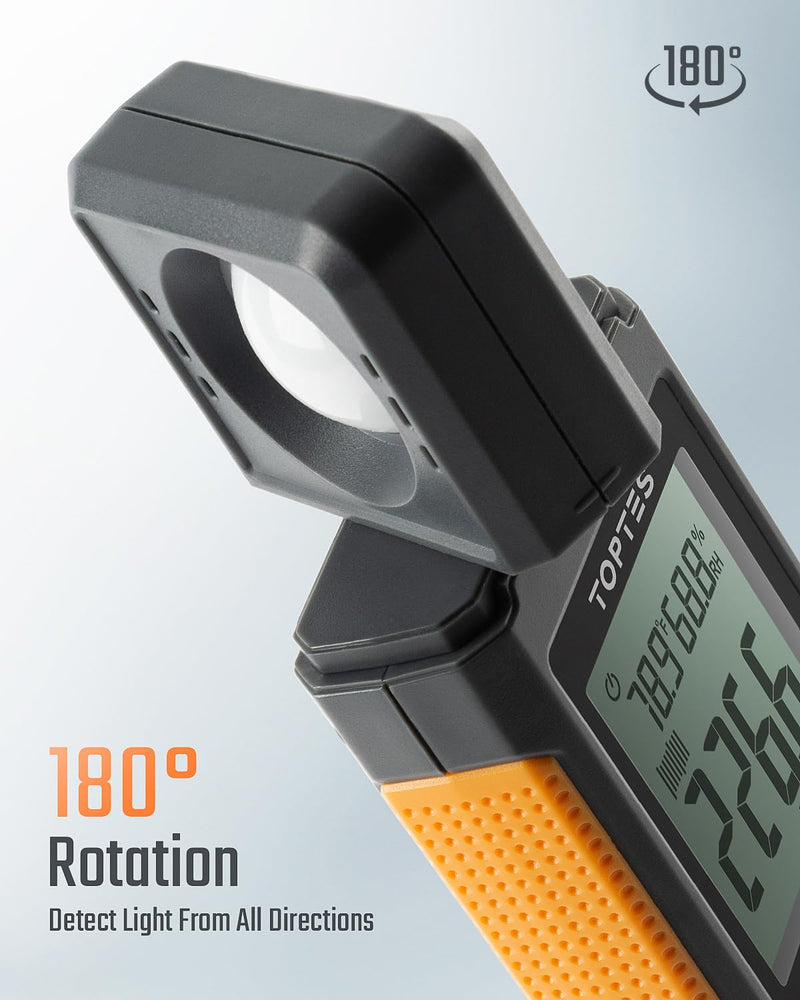 [Australia - AusPower] - TopTes TS-710 Light Meter & TS-501A Sound Level Meter - an Great Environmental Monitoring Kit for Measuring Noise Levels and Brightness of Various Visible Light Sources in The Environment 