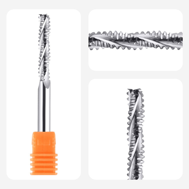 [Australia - AusPower] - SpeTool Roughing Cutter 6 mm Shank Diameter Solid Carbide Cutter 3 Flutes CNC Machine Cutter 