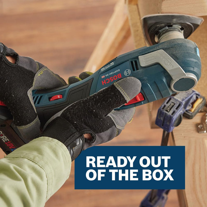 [Australia - AusPower] - Bosch OSL350SPDK 11 pc. Starlock Oscillating Multi-Tool Delta Sanding Pad Kit 3-1/2 In. Set: Delta sanding pad + 10 sheets 